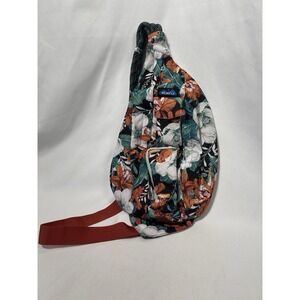 Kavu Tropical Flower Floral Rope Sling Bag Crossbody Shoulder Pack Travel